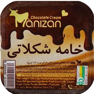 خامه صبحانه شکلاتی 100گرمی مانیزان