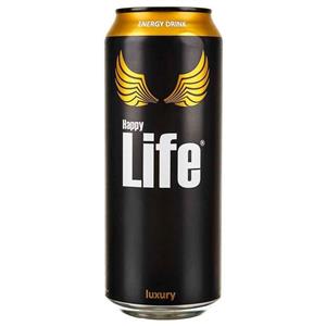 نوشابه انرژی زا 500 میلی لیتری هپی لایف