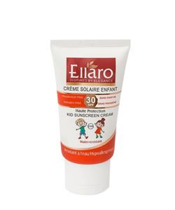 کرم ضد افتاب کودکان SPF 30 الارو Ellaro رنگ ملایم 50 میل	 