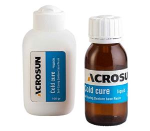 مینی پک آکریلیک رنگ دندان فوری (سلف کیور) Acrosun - بتادنت  A2