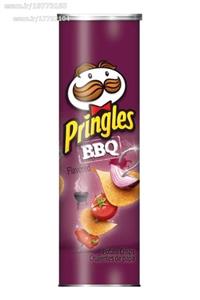 3 عددچیپس پرینگلز Pringles مدل باربیکیو BBQ 