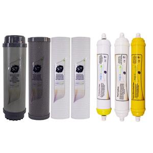 فیلتر دستگاه تصفیه آب آکوآ اسپرینگ مدل F-S7-A7G مجموعه 7 عددی