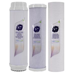 فیلتر دستگاه تصفیه آب آکوآ اسپرینگ مدل F-S7-W3 مجموعه 3 عددی