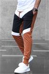 شلوار گرمکن قهوه ای طرحدار جیب دار مدل کاپوت دار مردانه مدمکست Madmext (ساخت ترکیه)