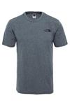 تی شرت مردانه یقه گرد خاکستری روشن نورث فیس North Face (ساخت آمریکا)