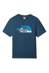 تی شرت مردانه یقه گرد ابی سرمه ای نورث فیس North Face ساخت امریکا 