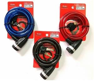 قفل دوچرخه مدل کابلی