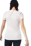 تی شرت سفید اسپرت یقه خدمه طرح چاپی برند آستین کوتاه زنانه ریباک Reebok (ساخت انگلستان)