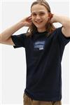 تی شرت آبی سرمه ای یقه خدمه طرح چاپی مدل گرافیکی آستین کوتاه مردانه ونس Vans (ساخت آمریکا)