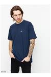 تی شرت آبی سرمه ای یقه خدمه طرح چاپی مدل قواره دار آستین کوتاه مردانه ونس Vans (ساخت آمریکا)