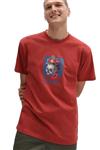 تی شرت قرمز یقه خدمه طرح چاپی مدل گرافیکی آستین کوتاه مردانه ونس Vans (ساخت آمریکا)