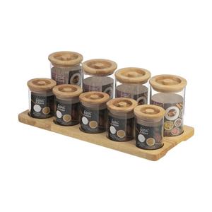 ست پاسماوری 10 پارچه لونا وود مدل NATURE کد 98465