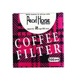 فیلتر قهوه مدل پرل هورس  دایره ای 2 cup  بسته 100 عددی
