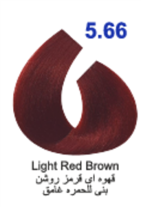 رنگ مو پیلون 120  میل قهوه ای قرمز روشن شماره 5.66