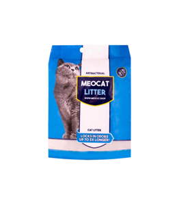 خاک گربه مئو کت مدل کربن MeoCat Clamping Cat Litter - Carbon  وزن   10 کیلوگرم