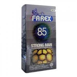 کاندوم فارکس مدل Strong Man 85 بسته 12 عددی farex condoms pcs 