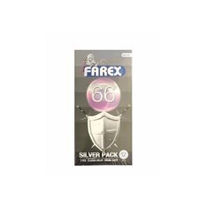 کاندوم فارکس مدل Silver بسته 12 عددی farex silver condoms 12 pcs