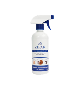 مایع ضدعفونی کننده سطوح غیر الکلی زیپاک Zipak Cleaner & Disinfectant for Surface حجم 500 میلی لیتر
