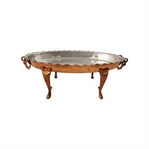 مرغ خوری مسی پایه بلند سایز1 کد 1460