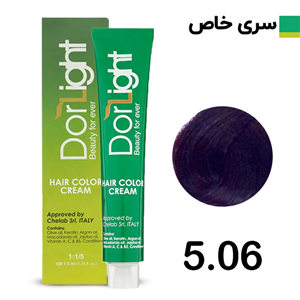 رنگ مو دورلایت شماره 5.06 حجم 100 میلی لیتر رنگ بلوند فندقی تیره