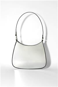 کیف رو دوشی پارچه ای و دسته دار مدل آینه ای رنگ نقره ای برشکا Bershka (ساخت اسپانیا)