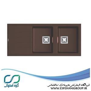سینک گرانیتی مکوان مدل جم قهوه ای