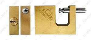 قفل کتابی 70 م.م برنجی دلتا کد A-070