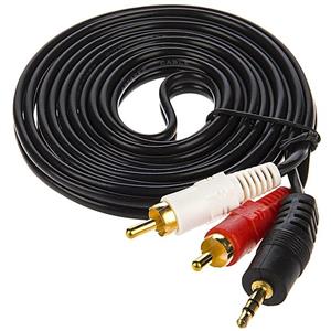 کابل تبدیل جک 3.5 میلی متری به RCA دی نت طول 1.5 متر D net To 3.5mm Plug Cable 1.5m 