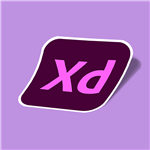 استیکر Adobe XD CC icon