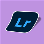 استیکر Adobe Photoshop Lightroom CC logo