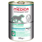 غذا مرطوب سگ با ماهی قزل آلا و سیب زمینی مدیکا آلمان PetBalance Medica Hypoallergen 6x375g Lachs - Kartoffeln