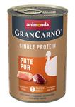 غذا مرطوب سگ با مرغ و گوشت و بوقلمون آنیموندا آلمان Animonda GranCarno Single Protein 6x400g Huhn pur