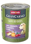 غذا مرطوب سگ بزرگسال از 1 تا 6 سال آنیموندا آلمان Animonda GranCarno Superfoods 6x800g Huhn - Spinat-Himbeeren- Kürbiskerne