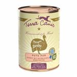 غذا مرطوب سگ از گوشت گاو - مرغ و بوقلمون تراکینس آلمان Terra Canis Fleisch PUR 6x400g Rind Pur