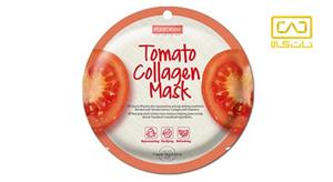 ماسک نقابی پیوردرم مدل Tomato Purederm Tomato Collagen Face Mask