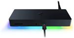 razer thunderbolt 4 dock chroma – هاب ممتاز با نورپردازی rgb برای ویندوز و مک (10 پورت در یک، خروجی به دو مانیتور 4k یا یک مانیتور 8k) مشکی -