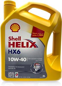 روغن موتور Shell Helix Hx6 10W-40 Synthetic Technology – 