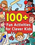 جلد سخت سیاه و سفید_کتاب 100+ Fun Activities for Clever Kids: Puzzles, Mazes, Coloring, Crafts, Dot to Dot, and More for Ages 4-8 (Jumbo Pack - Book Bundle)