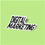 استیکر Digital Marketing Social Network Media Sticker