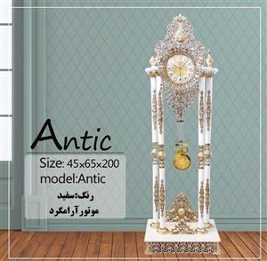 ساعت ایستاده آنتیک سفید کد 465