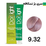 رنگ موی دورلایت بژ نسکافه ای خیلی روشن سری خاص شماره Dorlight 9.32