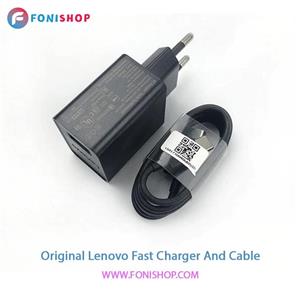 کابل و شارژر فست شارژ اصلی لنوو Lenovo