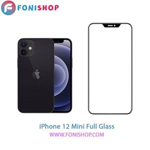 گلس محافظ صفحه نمایش فول تمام صفحه آیفون iPhone 12 Mini