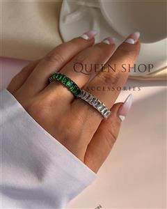 انگشتر زنانه تنیسی کد 887