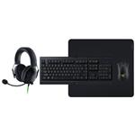 Mouse+Keyboard+Mouse Pad: Razer Cynosa Lite and Gigantus V2 With Headset Gaming