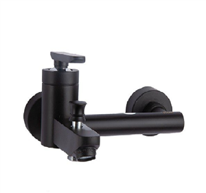 شیر حمام راسان مدل فلورا مشکی