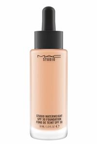کرم پودر استودیو واتر ویت Studio Water weight مدل NW18 بژ با ته رنگ رز طلایی حجم 30 میل مک MAC