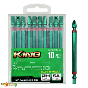 سری پیچ گوشتی تخت و چهارسو King 31352PH-SL