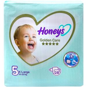 پوشک بچه Honeys سایز 5 بسته 28 عددی