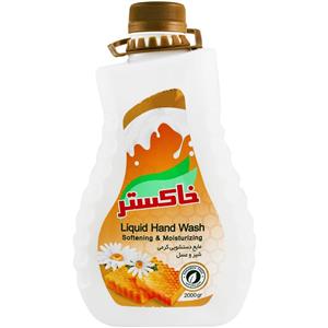 مایع دستشویی کرمی خاکستر مدل شیر و عسل وزن 2000 گرم